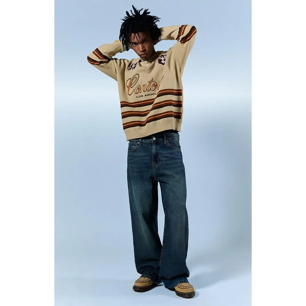 Pacsun Men's Blake Extreme Baggy Jeans Dark Indigo