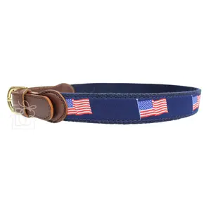 USA FLAG RIBBON BELTS