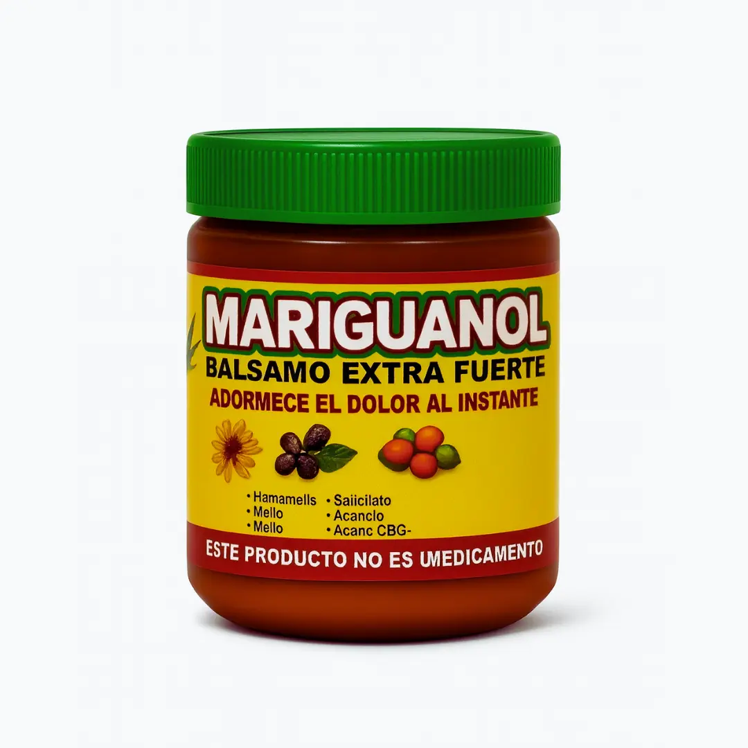 VIRAL Mariguanol Reforzado Extra Fuerte Massage Gel Balm – 125g Jar – External Use Only – Relaxing Massage Formula for Everyday Use – Ideal After a Long Day of Work or Activity