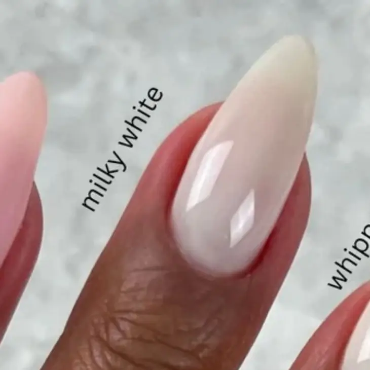 DND DC MILKY WHITE 2439 Gel and Lacquer Duo nail care nail art sheer nude gel color