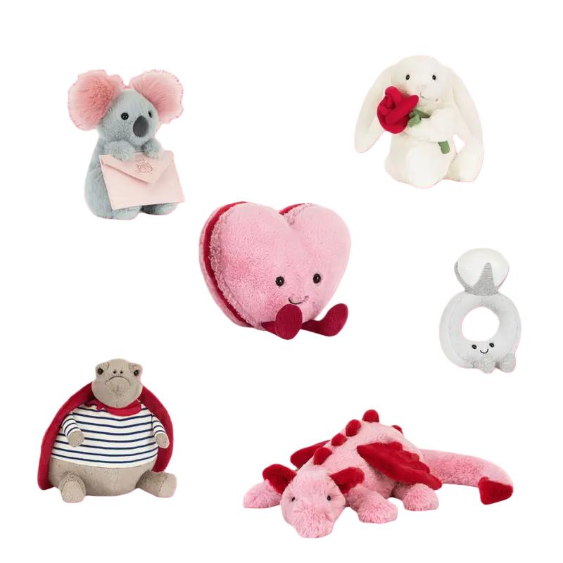 2026 Valentine's Day Collection / Soft and cuddly plush toys, perfect for display and providing emotional comfort, are an excellent choice as a Valentine's Day gift. 2026 Valentine's Day Collection / Soft and cuddly plush toys, perfect for display and providing emotional comfort, are an excellent choice as a Valentine's Day gift.