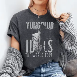 Unisex Yungblud Tour 2025 Graphic T-Shirt, Sizes S-5XL, Gategoo Fit Casual