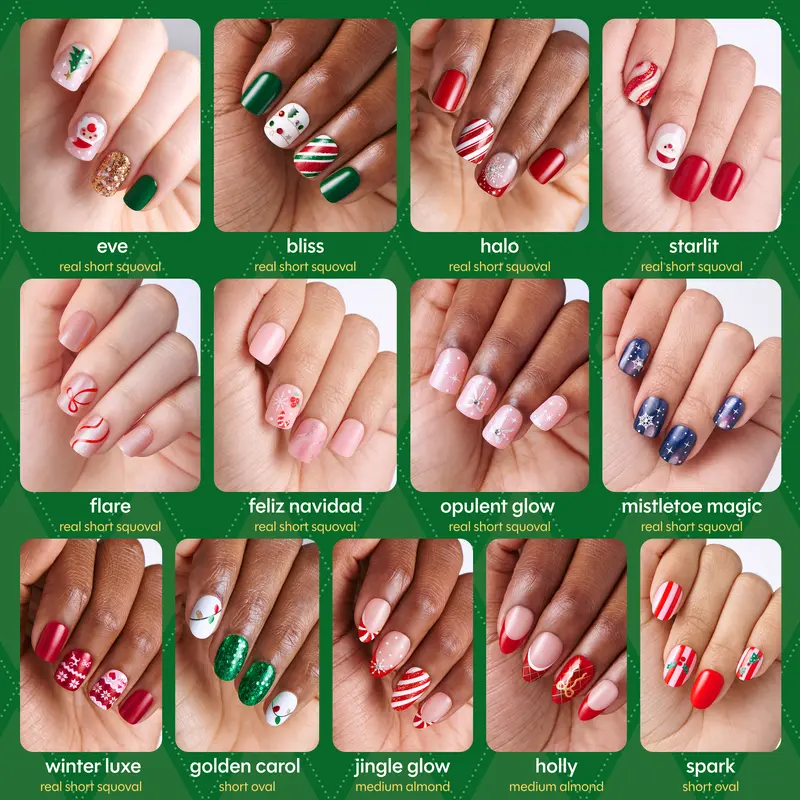 One Shop Doctor Impress Holiday No Glue Press-On Nail Collection - TikTok Shop