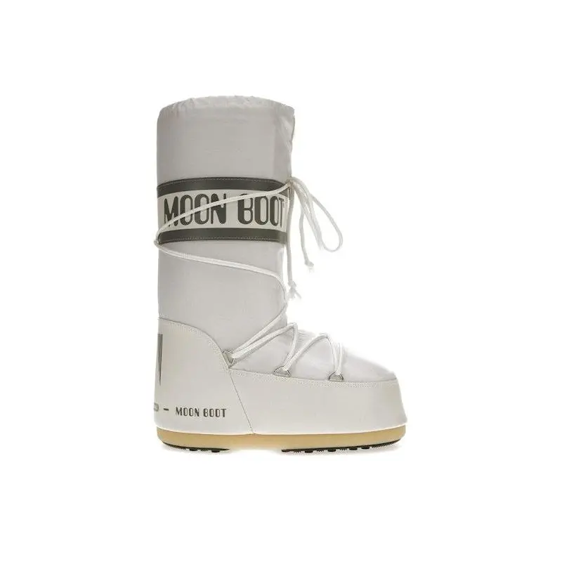Moon Boot Unisex Icon Nylon Boot White, from StockX