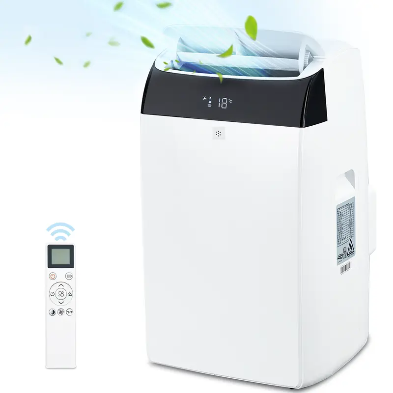 Gaomon 14000BTU Portable Air Conditioner - 3-in-1 Cooling Unit with Remote Control, Smart 24-Hour Timer, Dehumidifier, Fan, 4 Universal Wheels, Silent Mode, Cools Up to 750 Sq. Ft. for Bedroom, Living Room, 14000Btu Capacity