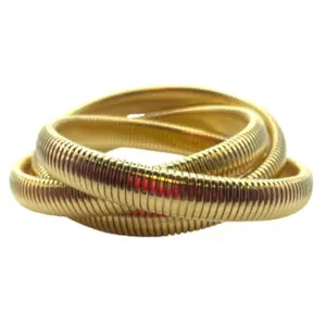 Gold Twisted Cobra Bracelet