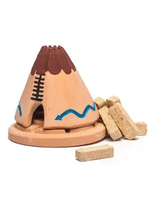 Teepee Incense Burner w/Pinon Incense Cones