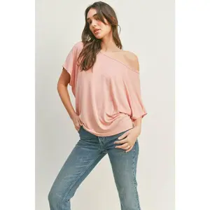 Off the shoulder -Relaxed t shirt