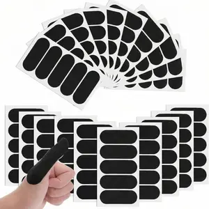120 Pieces Bowling Thumb Tape with Portable Box, Bowling Finger Tape with Protector, Protective Performance for Bowlers Exercise Sport (Black)