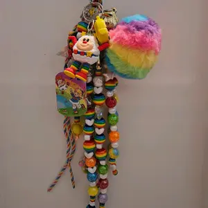 RAINBOW BRIGHT JUNK KEYCHAIN