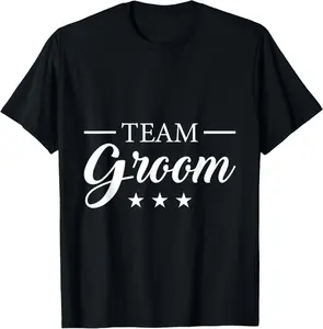 100% Cotton Grooms Bachelor Crew Party Squad Team Groom T-Shirt