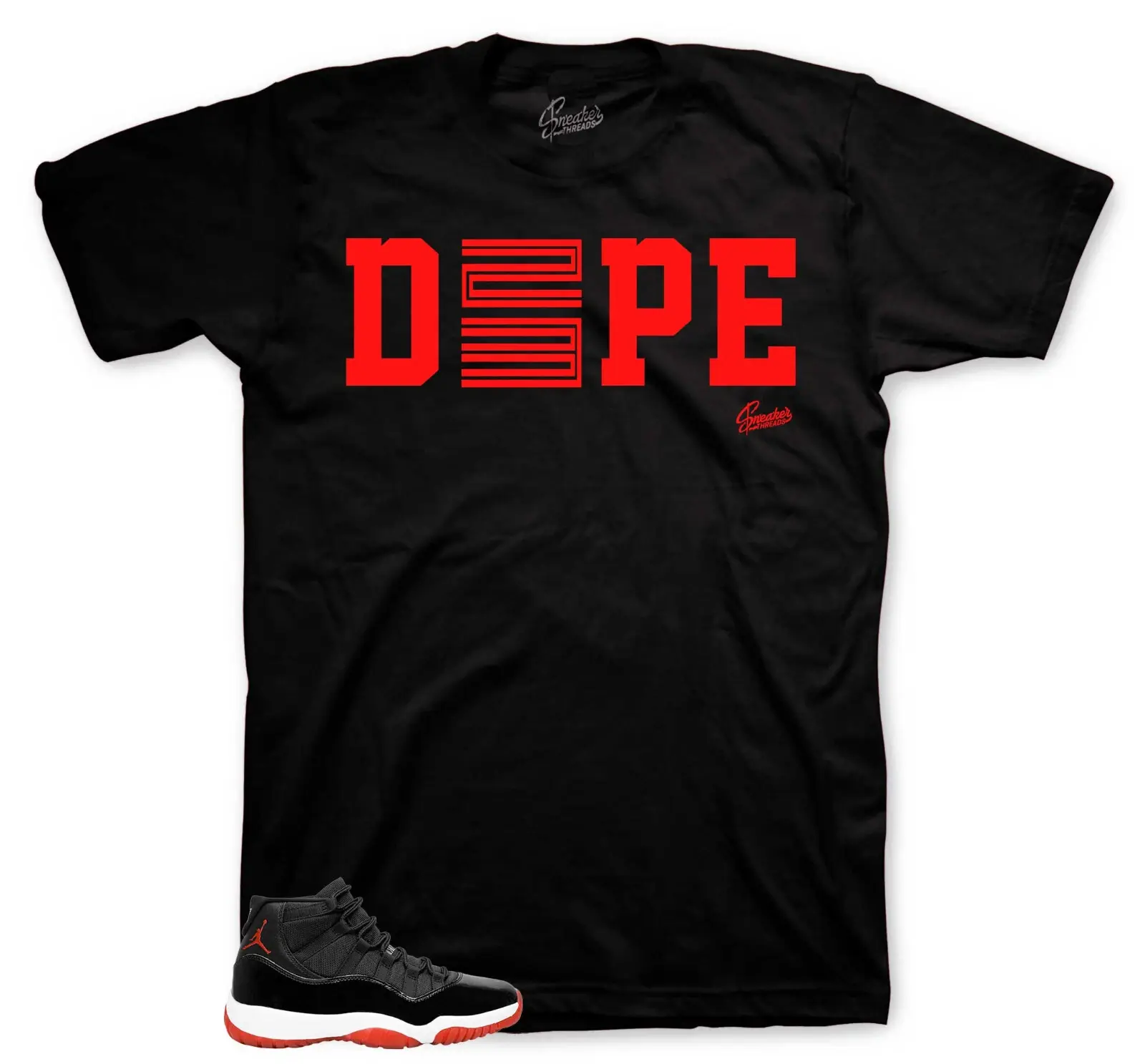 Shirts To Match Jd 11 Bred Velvet Sneakers - D23 Sneaker Tees