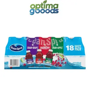 Ocean Spray Juice Drink Variety Pack 10 fl oz Bottles, 18 Count Assorted Flavors
