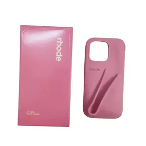 Fashionable luxury rhode phone case suitable for iPhone16 12 13 14 15 11promax new portable lip gloss holder soft silicone shell