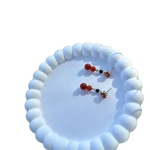 Agate Earrings for Women - Natural Stone, Elegant and Chic