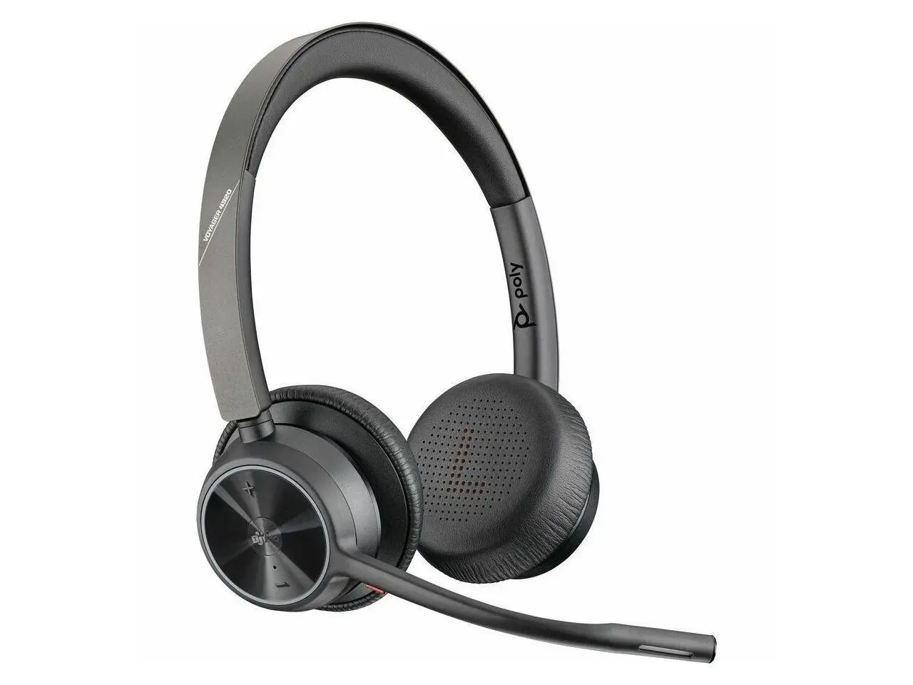 Poly Voyager 4320-M Binaural On-Ear Wireless Headset w/ BT700 7E2M1AAABA Poly Voyager 4320-M Binaural On-Ear Wireless Headset w/ BT700 7E2M1AAABA