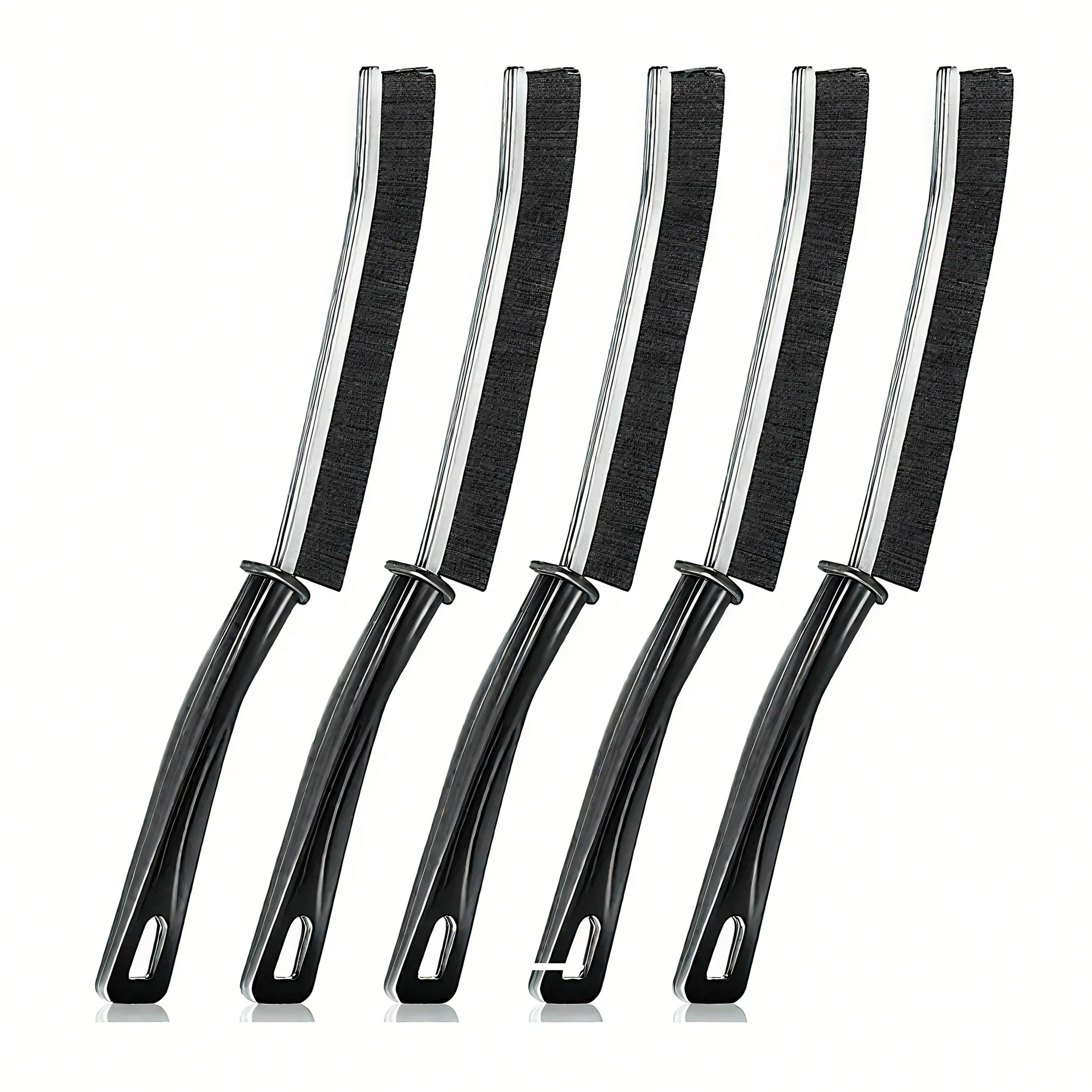 5 Pcs Crevice Cleaning Brush Set – Hard Bristle Gap Scrubber for Bathroom, Kitchen, Tile & Window Tracks