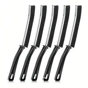 5 Pcs Crevice Cleaning Brush Set – Hard Bristle Gap Scrubber for Bathroom, Kitchen, Tile & Window Tracks