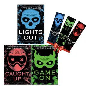 Into Darkness Series by Navessa Allen, 3-Book Set, Includes Lights Out Caught Up Game On, Dark Romance Collection, Romantic Suspense, BookTok Fiction Gift
