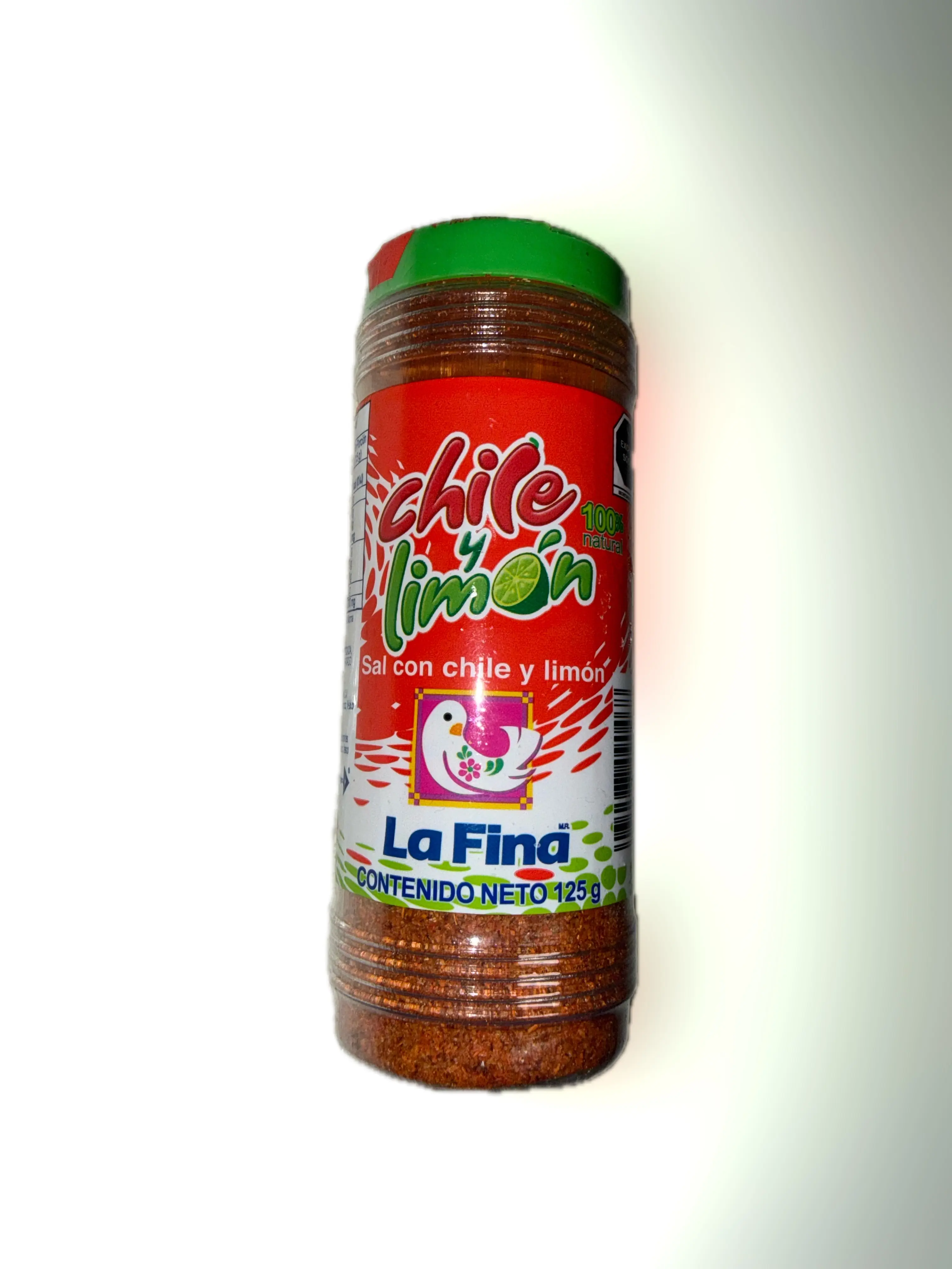 La Fina Chile y Limon La Fina 125g | Chili Lime Seasoning Salt La Fina Mexican Chile & Lemon Powder | Spicy Snack Topping