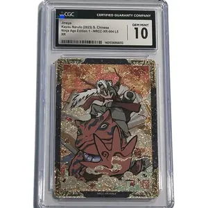 Naruto Kayou- Jiraiya XR- CGC Graded Gem Mint 10 -Perfect for Collectors