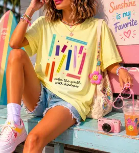 Comfort Colors Cute Art Teacher Shirt, Cute Elementary Teacher Tee, Kindergarten Teacher Tee, Art Teacher Appreciation Gift, Back To School