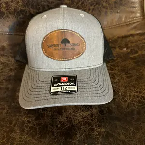 Custom. Leather Patch Hat
