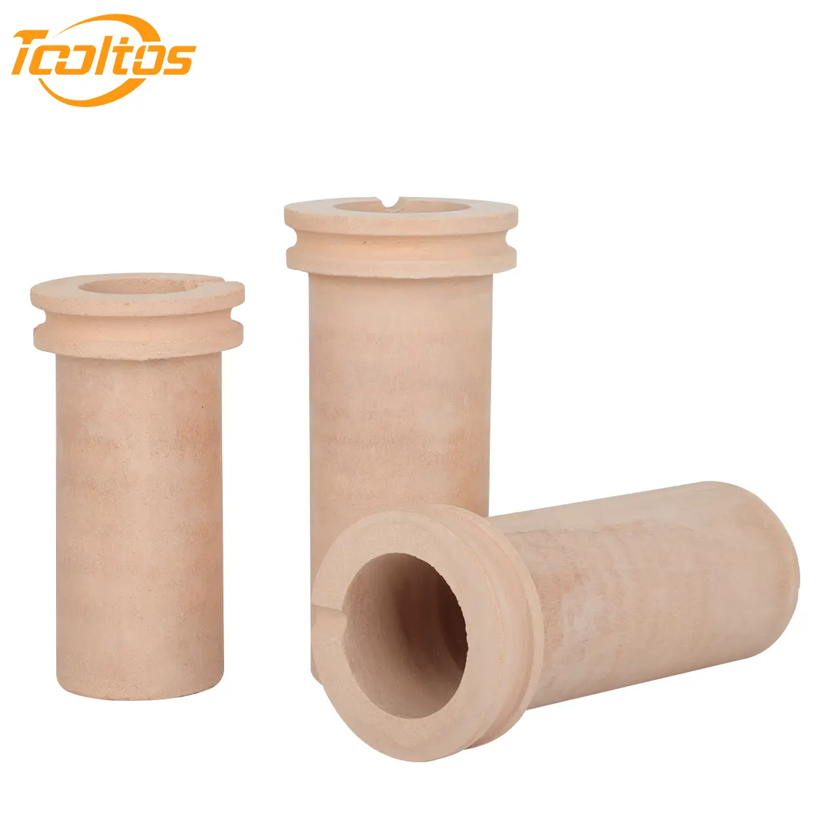 TOOLTOS Lightweight Heat-Resistant Ceramic Crucible - Thickened Wall Design, Compact, Smooth Inner Surface, Durable for High-Temperature Use Up to 1,000°C, Jewelry Making Metalwork Casting Dish for Precious Metals, Ideal for Crafters