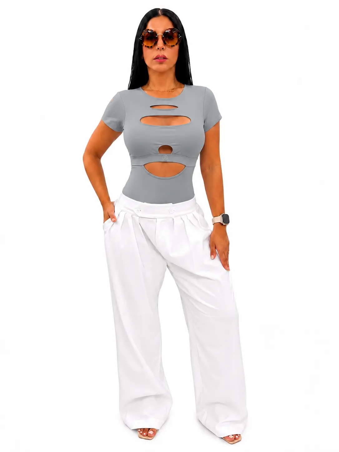 Bodysuit Joa Irregulares Giraldo - Diseñado para realzar tu figura con estilo y comodidad Fit Breathable