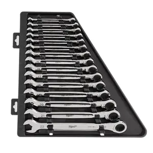 Milwaukee 15pc Ratcheting Combination Wrench Set