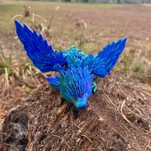 IRIDESCENT SUNFLOWER DRAGON FIDGET TOY