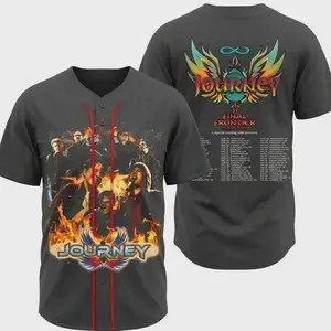 Journey Final Frontier Tour 2026 Baseball Jersey
