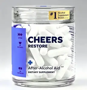 Cheers Restore| DHM & L-Cysteine Supplement| Post-Drinking Relief & Liver Support| 12 Servings, 36 Count