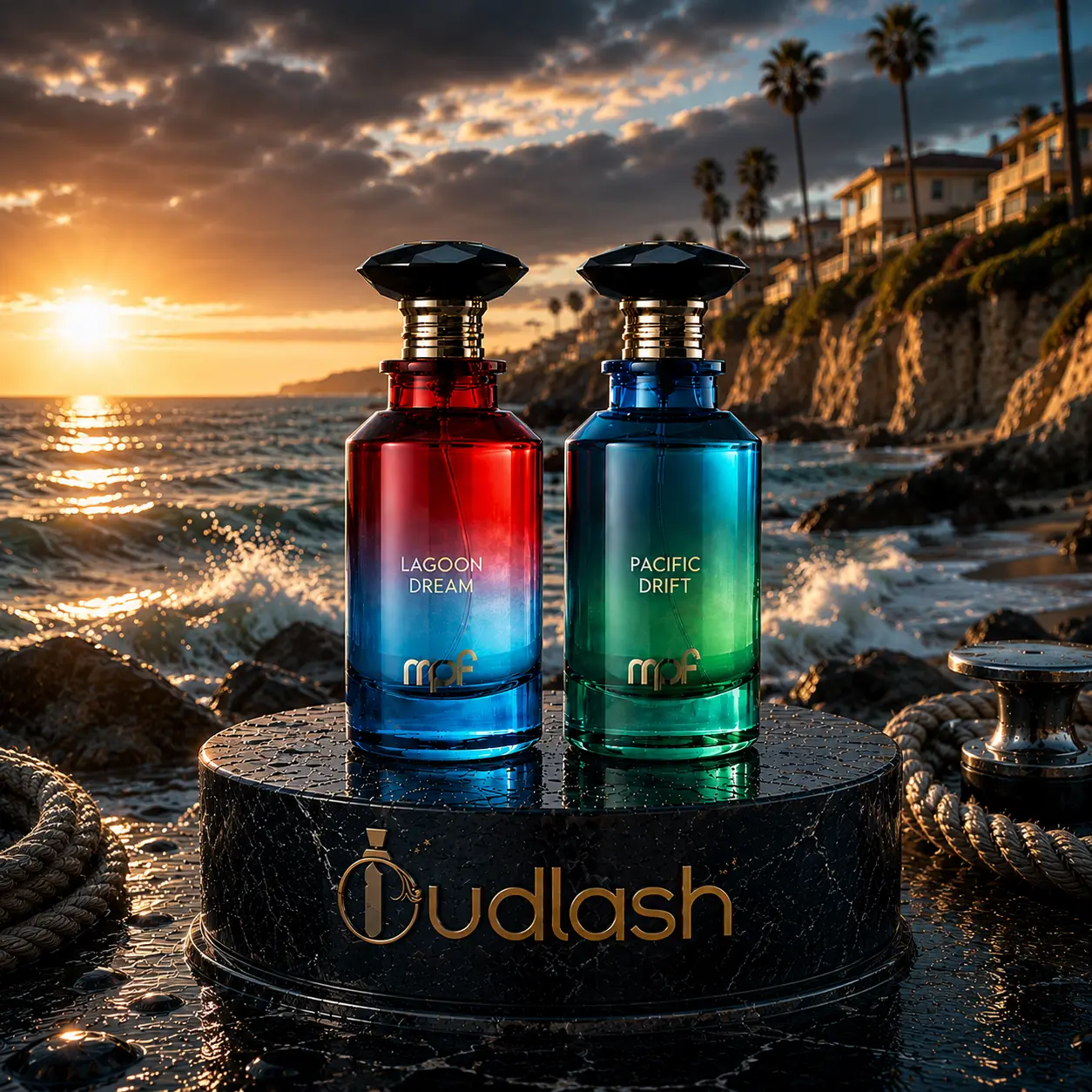 Oudlash Bundle | MPF | Pacific Drift + Lagoon Dream | Eau De Parfum | Men's Fragrance | 100 ML | Citrus - Sweet & Aquatic Notes