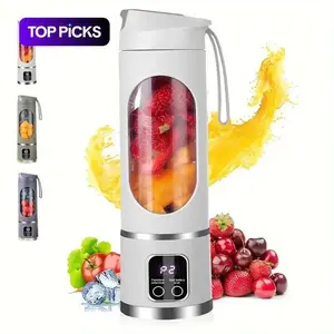 【TikTok Hot Selling】Multi-mode Portable Juicer Blender,Smart LED Display,Leakproof Safe Design,Ideal for Fresh Juice,Smoothie,Ice Drink & Baby Food,Mini Compact Size for Home Outdoor Travel,Premium Mother's Day Gift