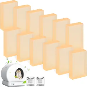 12 Pack Litter Box Deodorizer Compatible with MeoWant MW-SC01 / MW-SC02 / LB02 Self-Cleaning  Litter Boxes, 360 Odor Lock  Toilet Odor Eliminator Gel