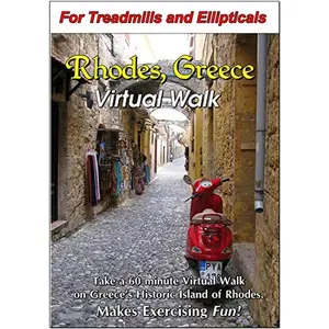 USED-Rhodes, Greece Virtual Walk Treadmill Video (Unknown)