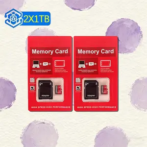 Micro SD card with adapter and micro TF memory card are compatible with home projectors for video, smartwatch data and mobile phone storage, and support PC document storage tf flash memory card psp game u3 class  system monitoring microsdxc card