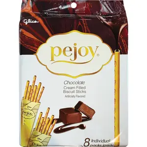 Glico Pejoy Chocolate Cream-Filled Biscuit Sticks – Bag Pack