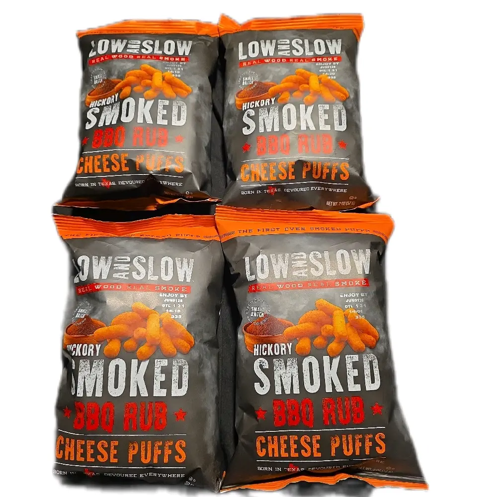 Slow Puff Low & Slow Hickory Smoked BBQ Cheese Puffs 4 Pack - TikTok Shop