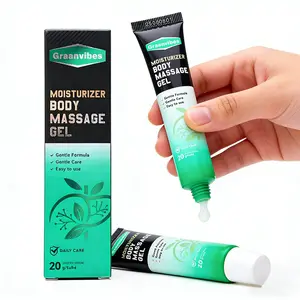 GRAANVIBES Moisturizer Body Massage Gel - Gentle Formula Daily Care, 20g Tube