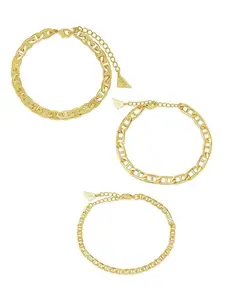 Anchor Chain Bracelet Set