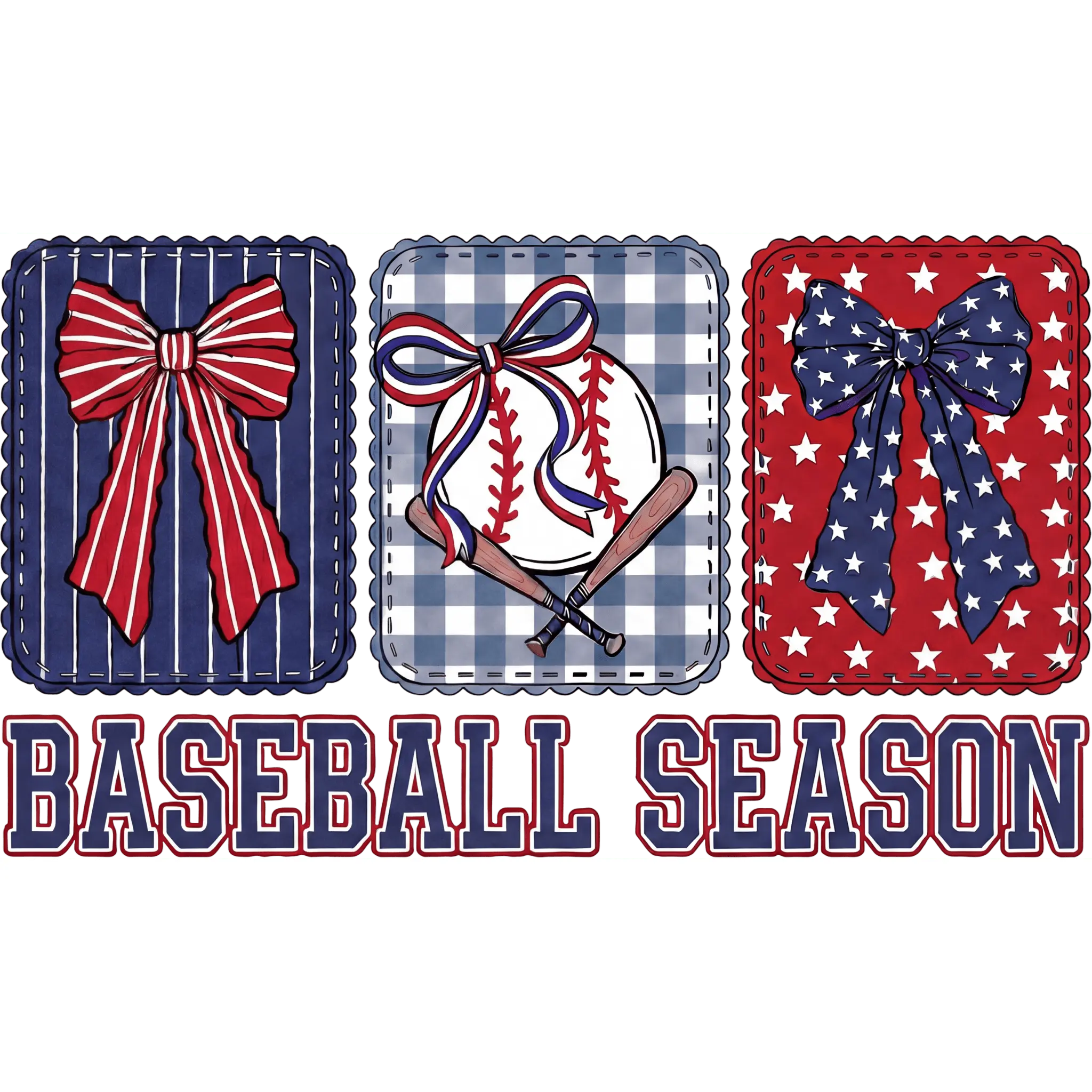 BS2 - Girly Baseball Season DTF Transfer