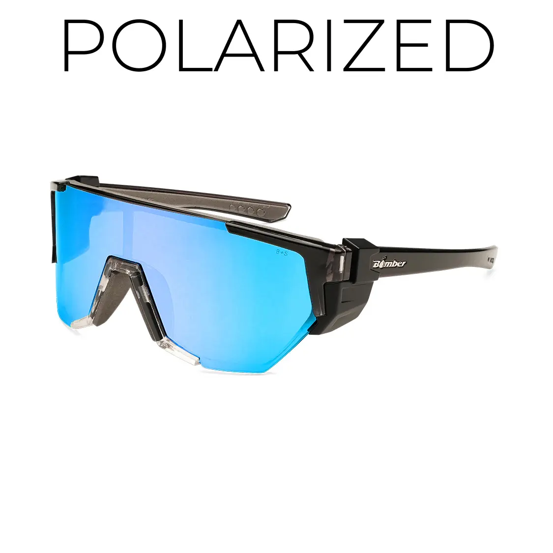 Ice Blue Mirror Crystal - Polarized