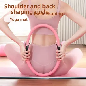 Pilates circle back artifact aerobics women open right angle shoulder beauty thin back yoga thin arm extension