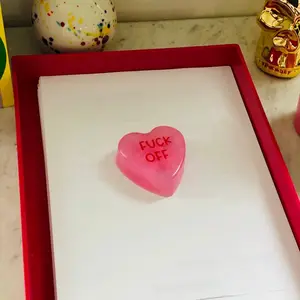 Mean Heart Paperweights