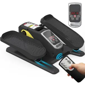 Under Desk Elliptical Machine, Electric Elliptical Exerciser for Senior, Quiet & Small Electric Seated Pedal Exerciser for  with Display , Remote Control & 12 Adjustable Speeds