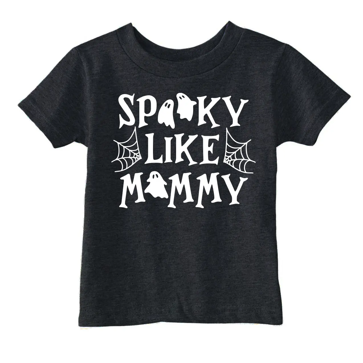 Toddler Funny T Shirts Spooky Like Mommy Sarcastic Halloween Graphic Novelty Tee For Young Kids Funny Toddler Shirts Halloween Apparel for Toddler Childrens Graphic Tees Black -