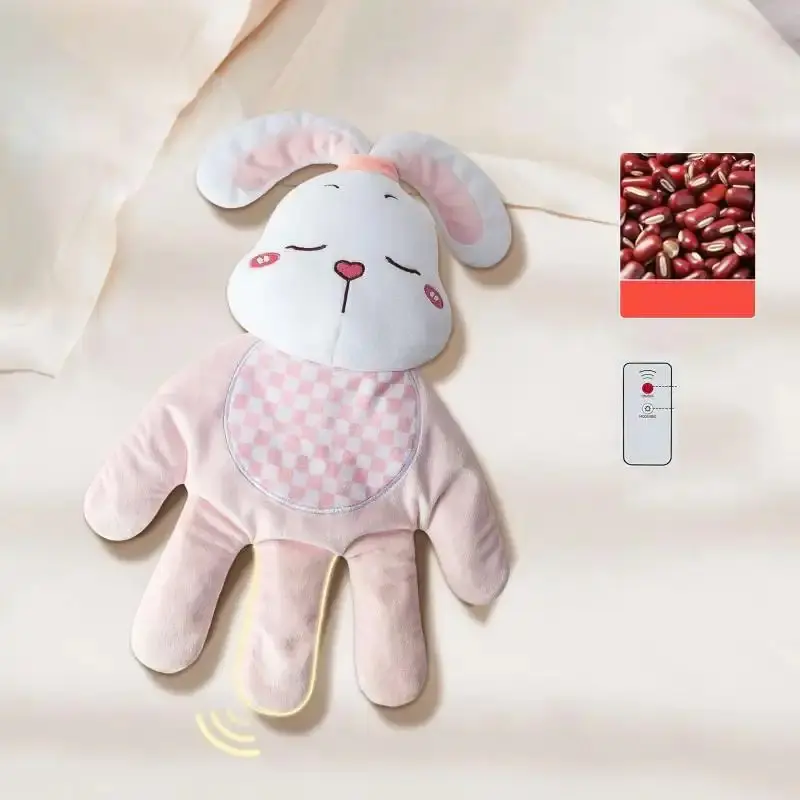 Automatic Hug Action Plush Toy - USB Remote Control - Imitation Hand Pillow with Soothing Heartbeat and Cushion, Soft Stuffed Animal Bed Companion, USB Cute Gift