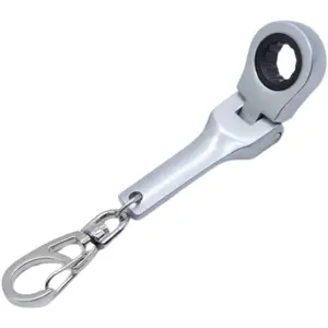 10mm Ratchet Wrench Flex Head Keychain Key Ring